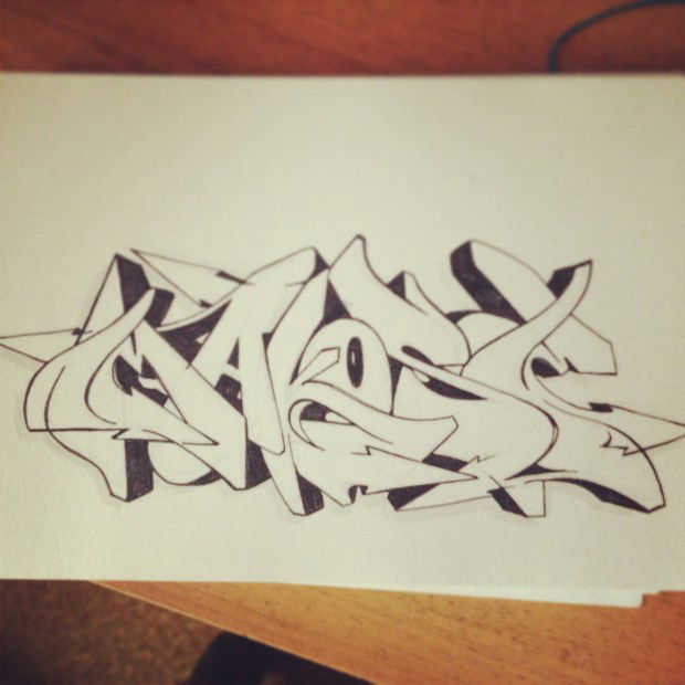 Graffiti Sketch - Photo by Makose