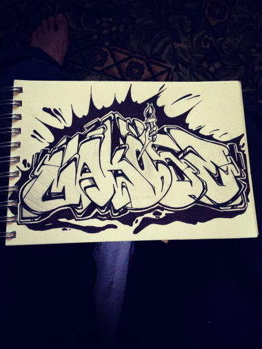 Graffiti Sketch - Photo by Makose