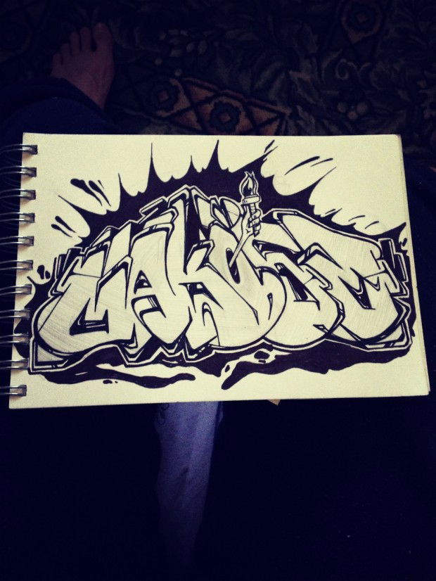 Graffiti Sketch - Photo by Makose