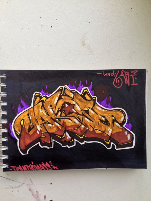 Graffiti Sketch - Photo by Makose