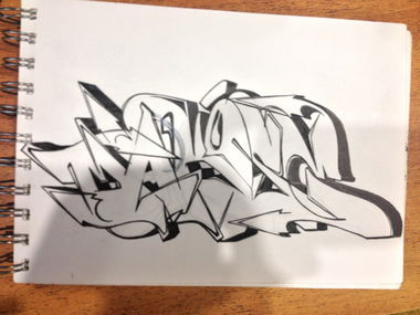 Graffiti Sketch - Photo by Makose