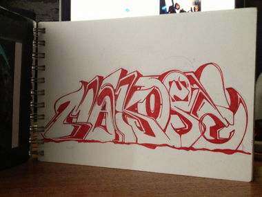 Graffiti Sketch - Photo by Makose