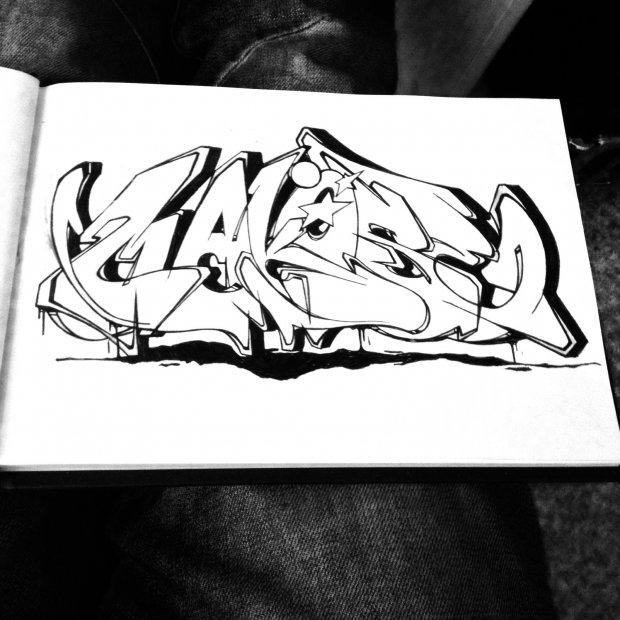 Graffiti Sketch - Photo by Makose