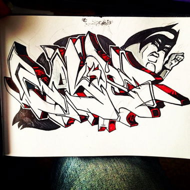 Graffiti Sketch - Photo by Makose (2013)