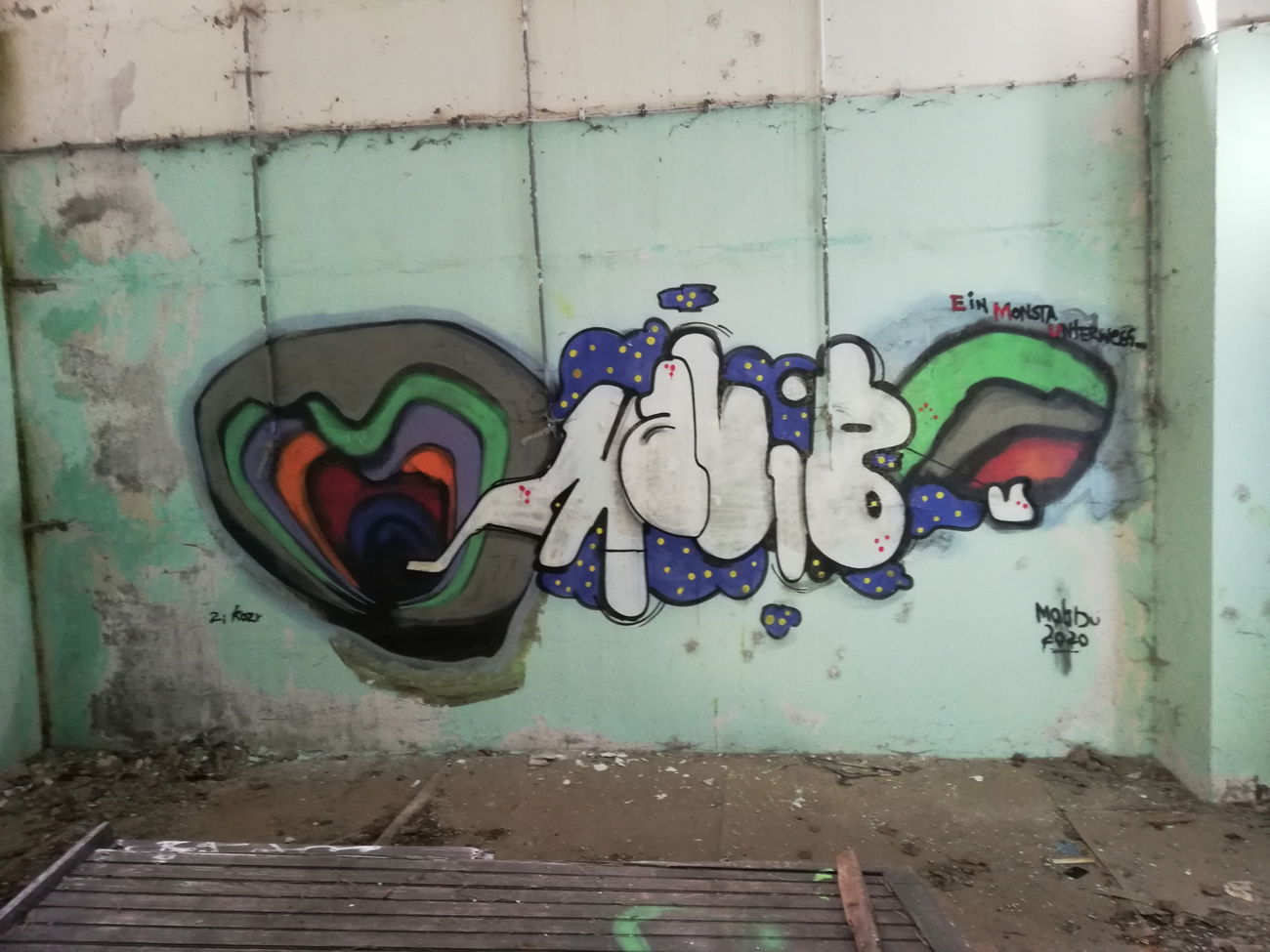 Graffiti Wall - Photo by Mali157 (2020)