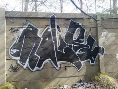 Graffiti Wall - Photo by Mali157 (2020)