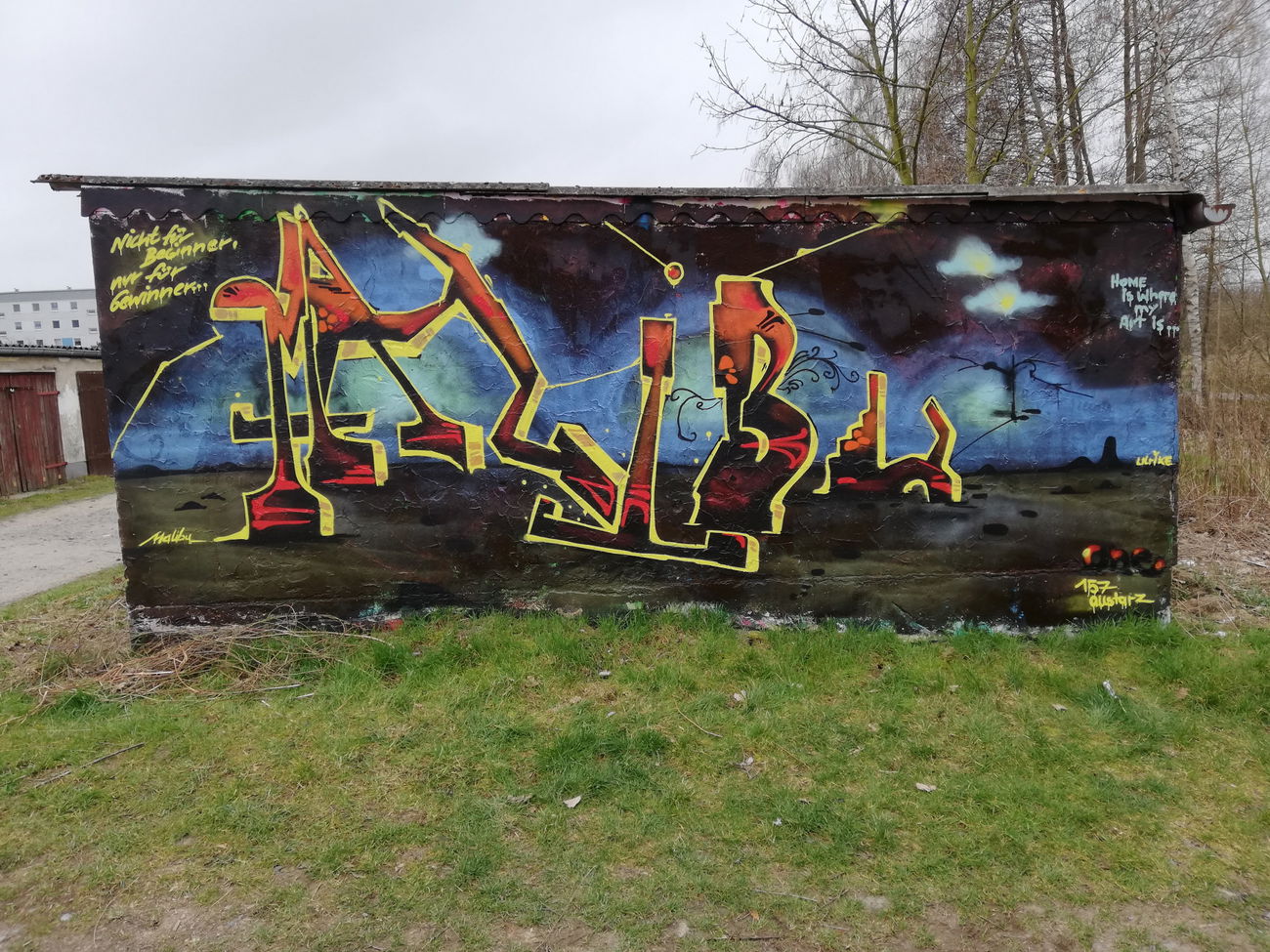 Graffiti Wall - Photo by Mali157 (2020)