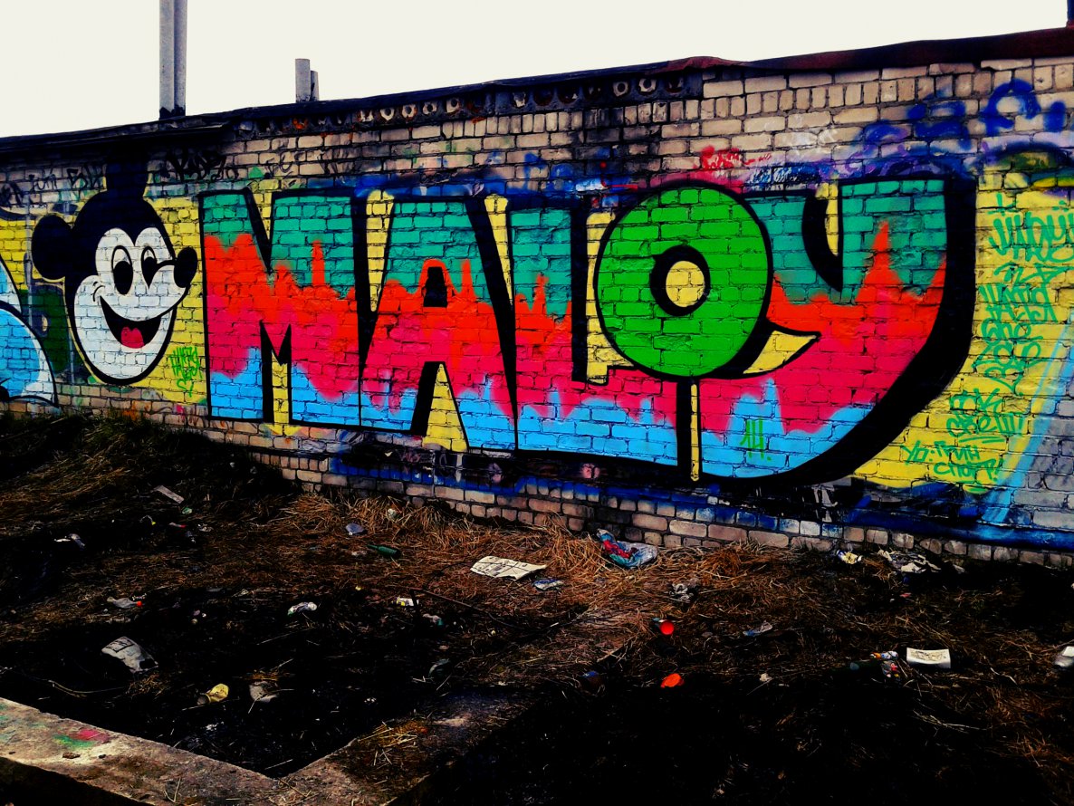 Graffiti Wall - Photo by MaloyFck - Mickey, MouseMaloy