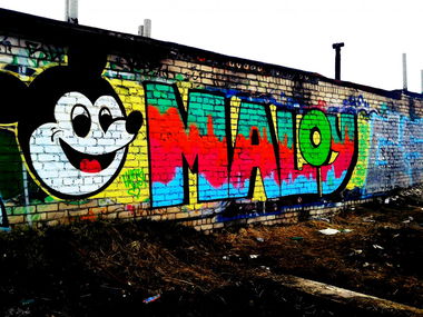 Graffiti Wall - Photo by MaloyFck - maloymickey, mouse
