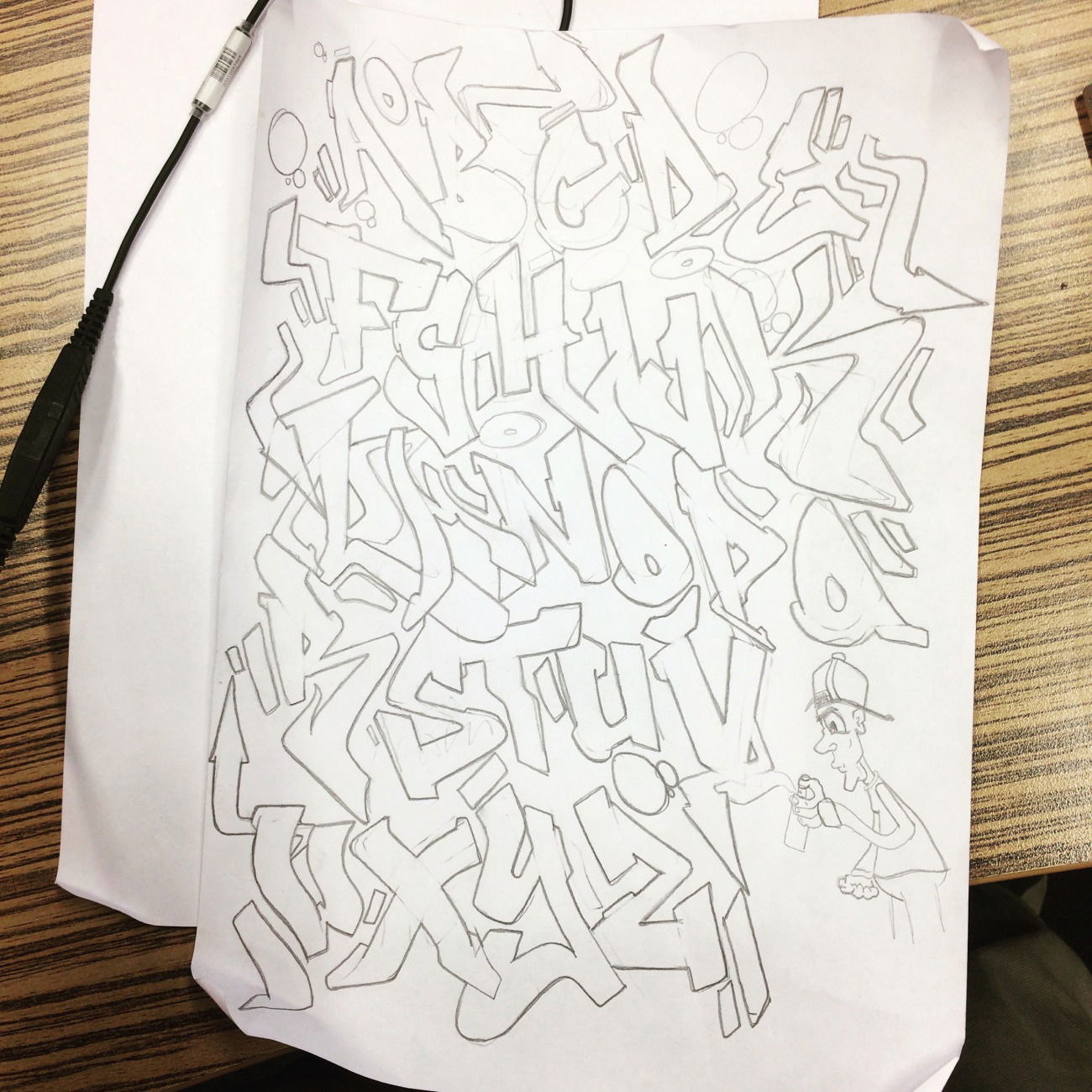 Graffiti Sketch - Photo by Mane (2018)