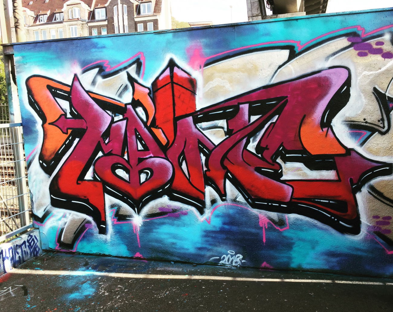 Graffiti Wall - Photo by Mane