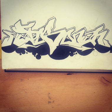 Graffiti Sketch - Photo by Mane