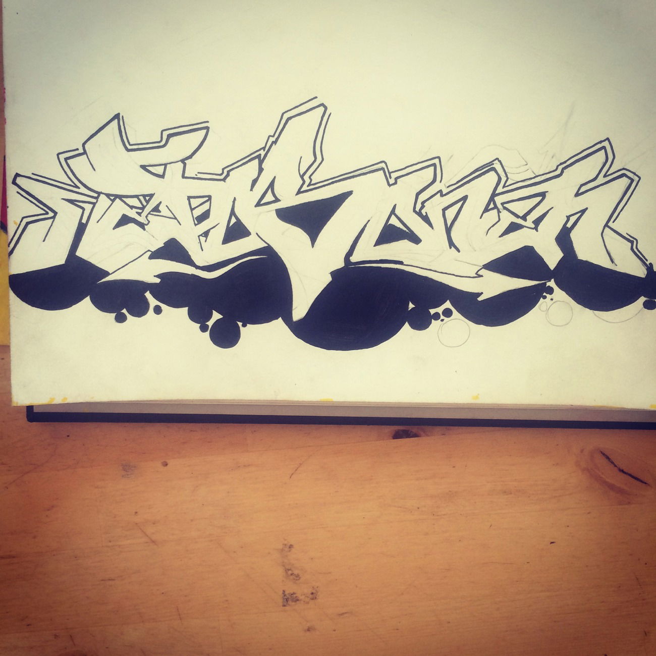 Graffiti Sketch - Photo by Mane