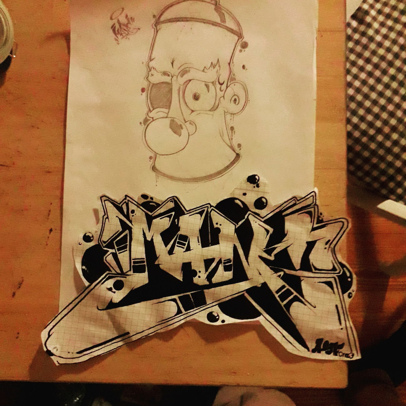 Graffiti Sketch - Photo by Mane