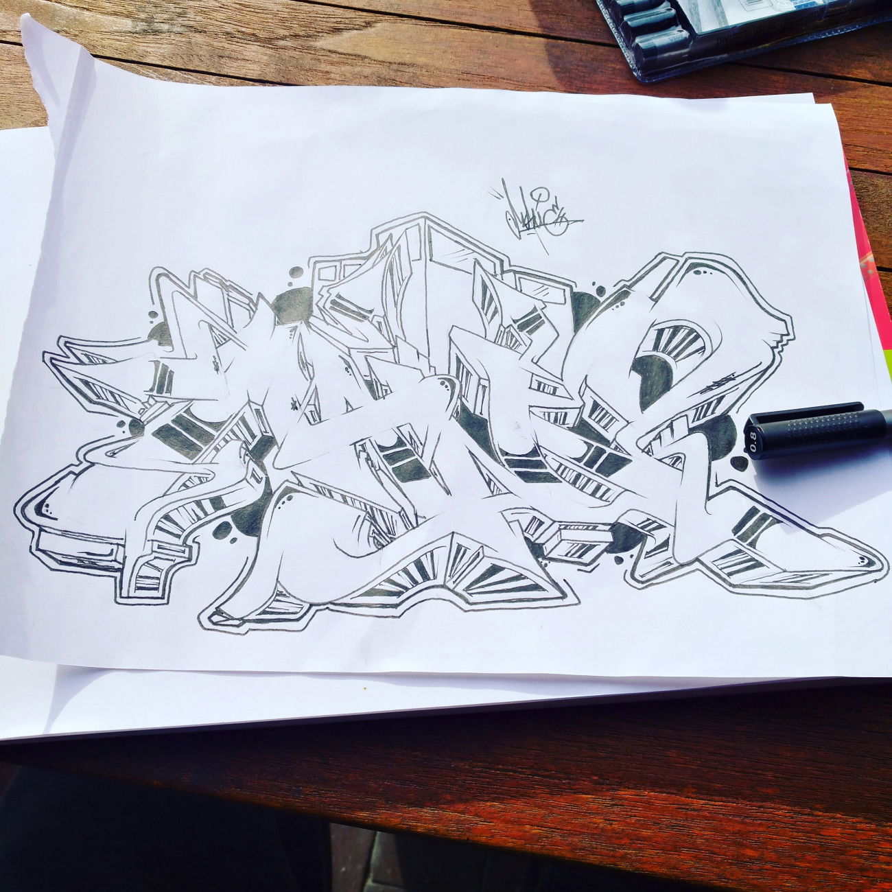 Graffiti Wall - Photo by Mane