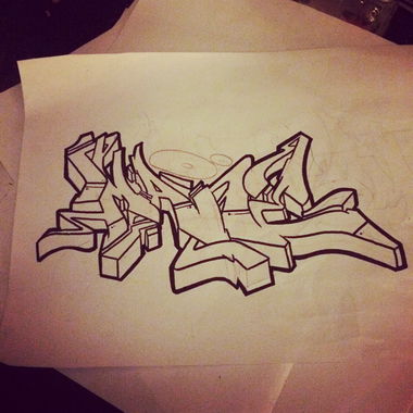 Graffiti Sketch - Photo by Mane (2018)