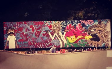 Graffiti Wall - Photo by Mane