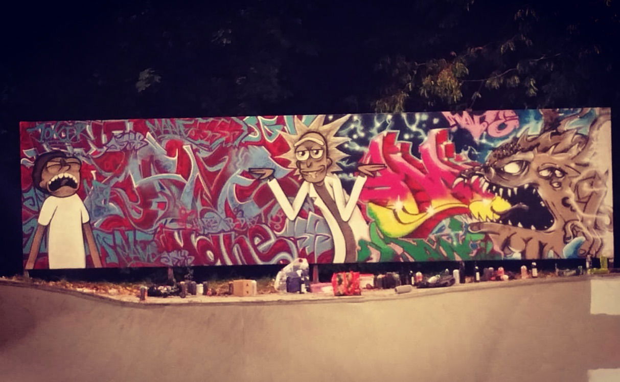 Graffiti Wall - Photo by Mane