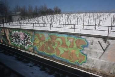 Graffiti Bombing - Photo by Manfredkarlheinz