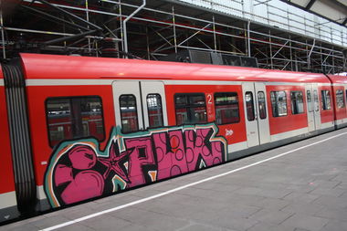 Graffiti Train - Photo by Manfredkarlheinz