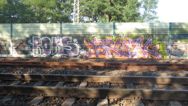 Graffiti Bombing - Photo by Manfredkarlheinz