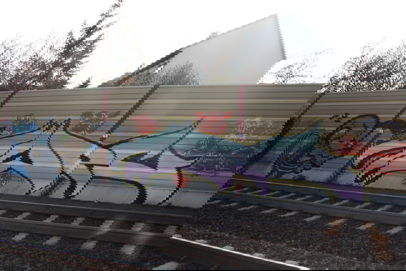 Graffiti Bombing - Photo by Manfredkarlheinz