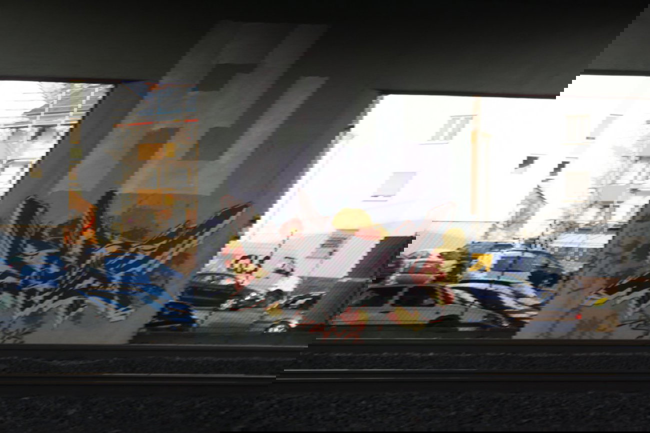 Graffiti Bombing - Photo by Manfredkarlheinz