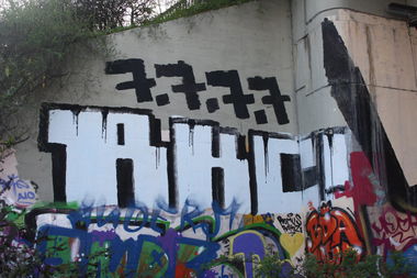 Graffiti Bombing - Photo by Manfredkarlheinz