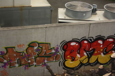 Graffiti Bombing - Photo by Manfredkarlheinz