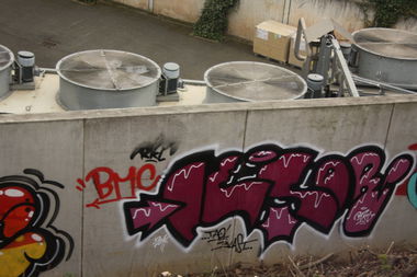 Graffiti Bombing - Photo by Manfredkarlheinz