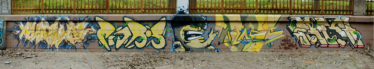 Graffiti Wall in Ukraine - Photo by Mank - Marvel, Cronos, Def (2012)