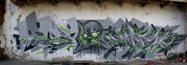 Graffiti Wall - Photo by Mank - Mank, Grey, Marvel (2013)