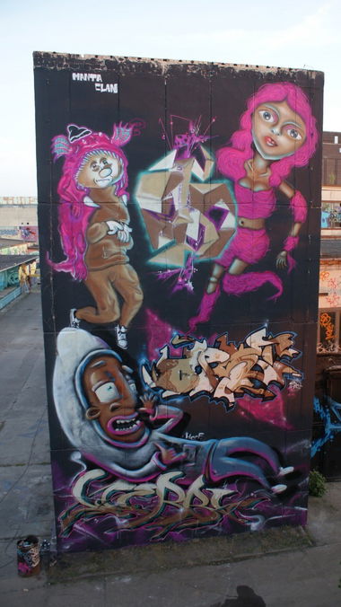 Graffiti Wall in Magdeburg - Photo by MantaClan (2015)