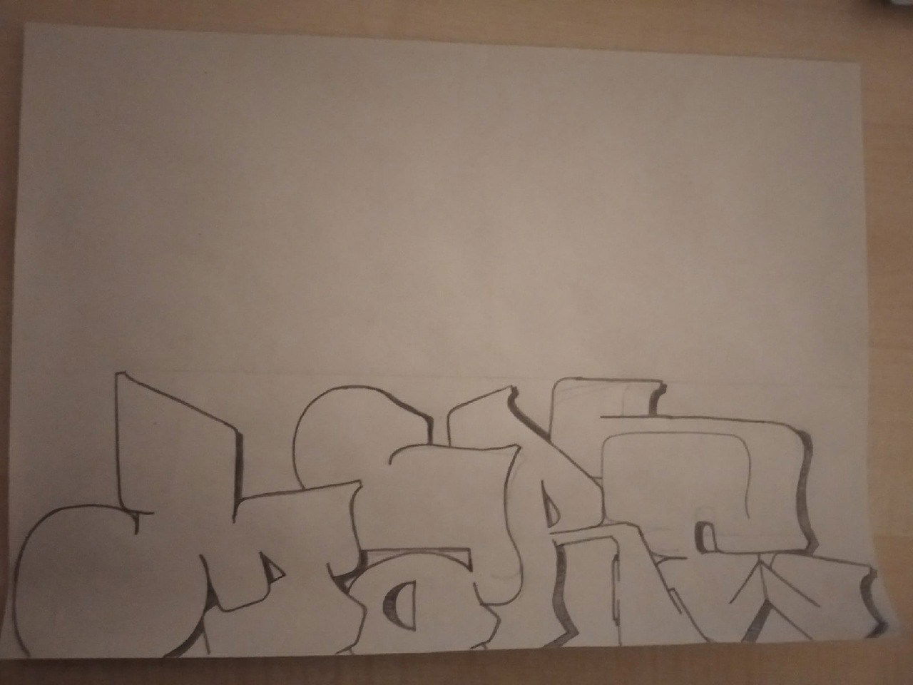 Graffiti Sketch - Photo by Mare