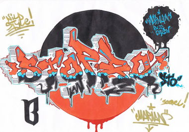 Graffiti Wall - Photo by MariaN94