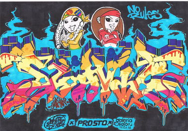 Graffiti Wall - Photo by MariaN94