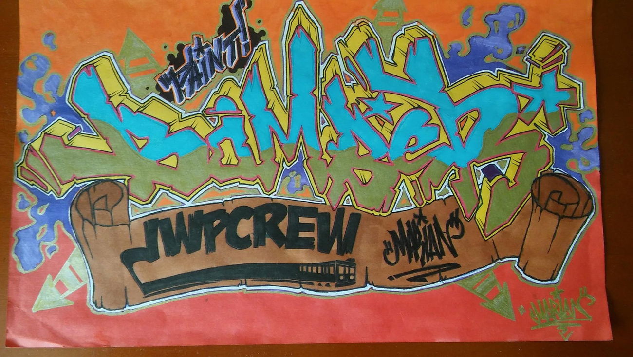 Graffiti Wall - Photo by MariaN94