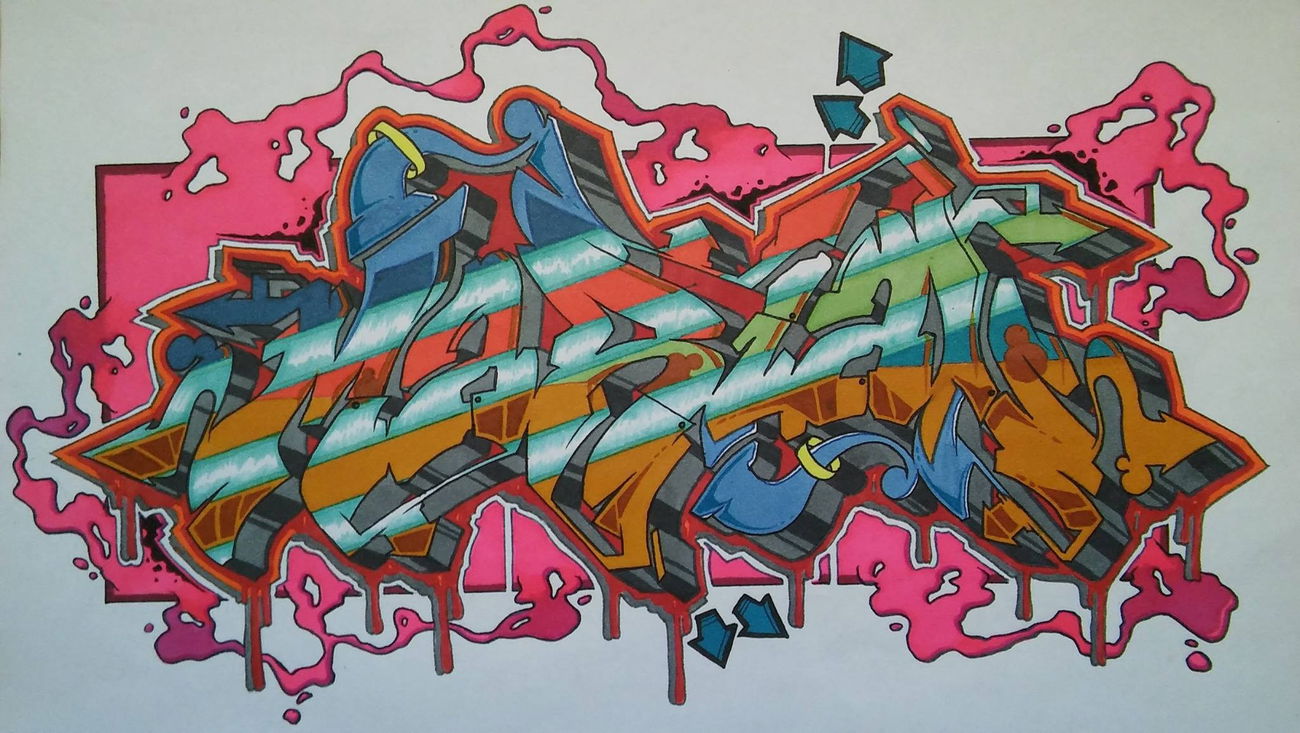 Graffiti Wall in Polska - Photo by MariaN94 - MrN_94 (2017)