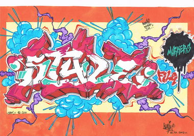 Graffiti Wall - Photo by MariaN94