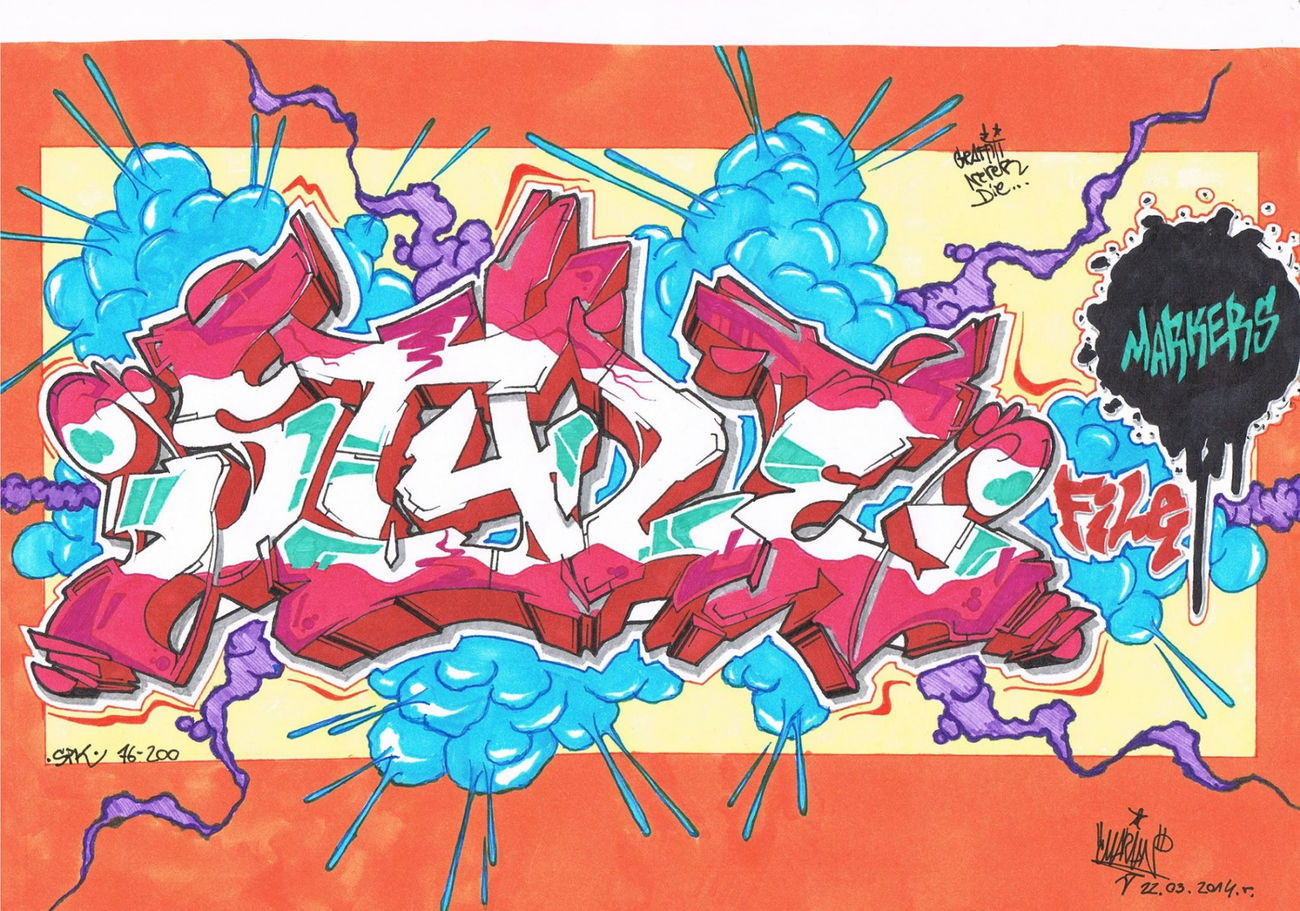 Graffiti Wall - Photo by MariaN94