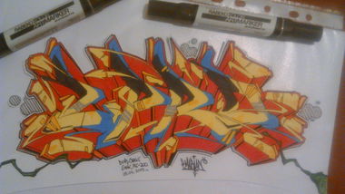 Graffiti Wall - Photo by MariaN94