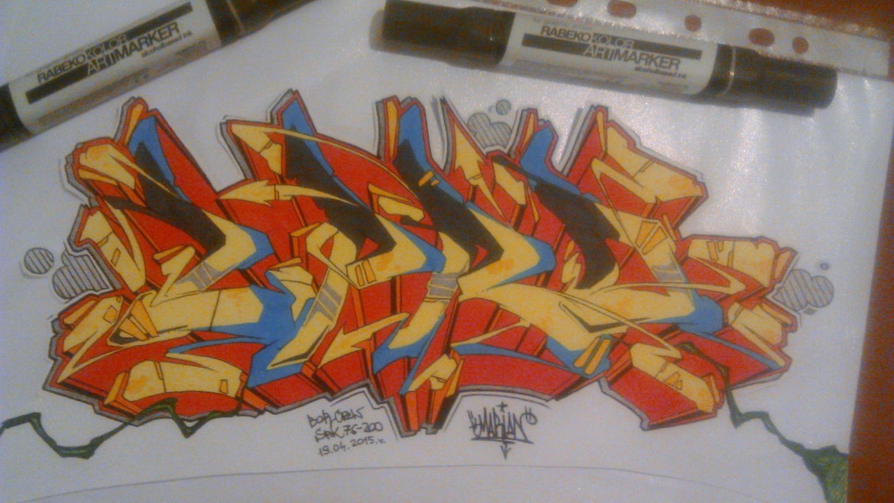 Graffiti Wall - Photo by MariaN94