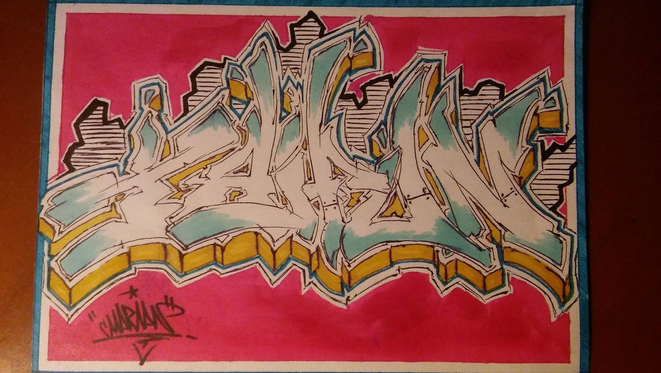 Graffiti Sketch - Photo by MariaN94
