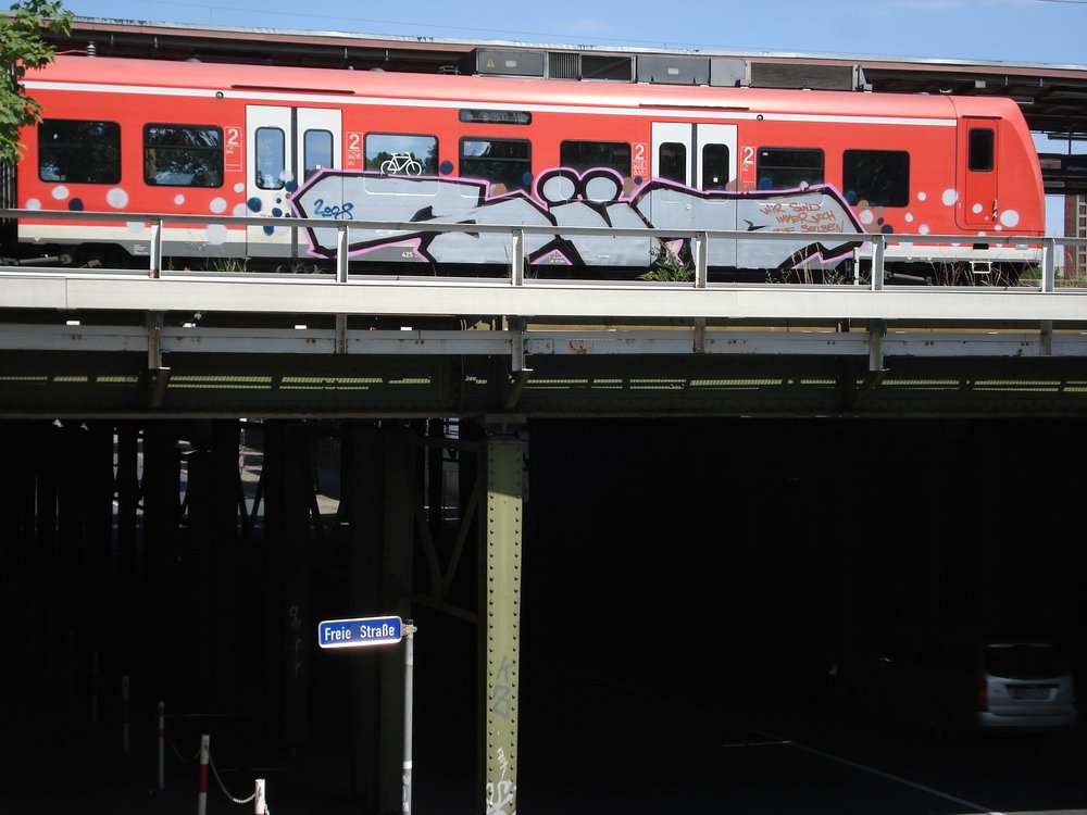 Graffiti Train - Photo by Marieundjana - süd (2008)