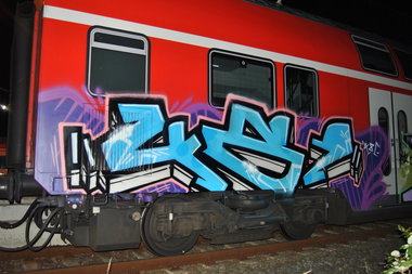 Graffiti Train - Photo by Marieundjana - 481
