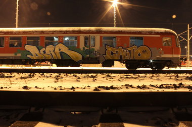 Graffiti Train - Photo by Marieundjana - dear, calito