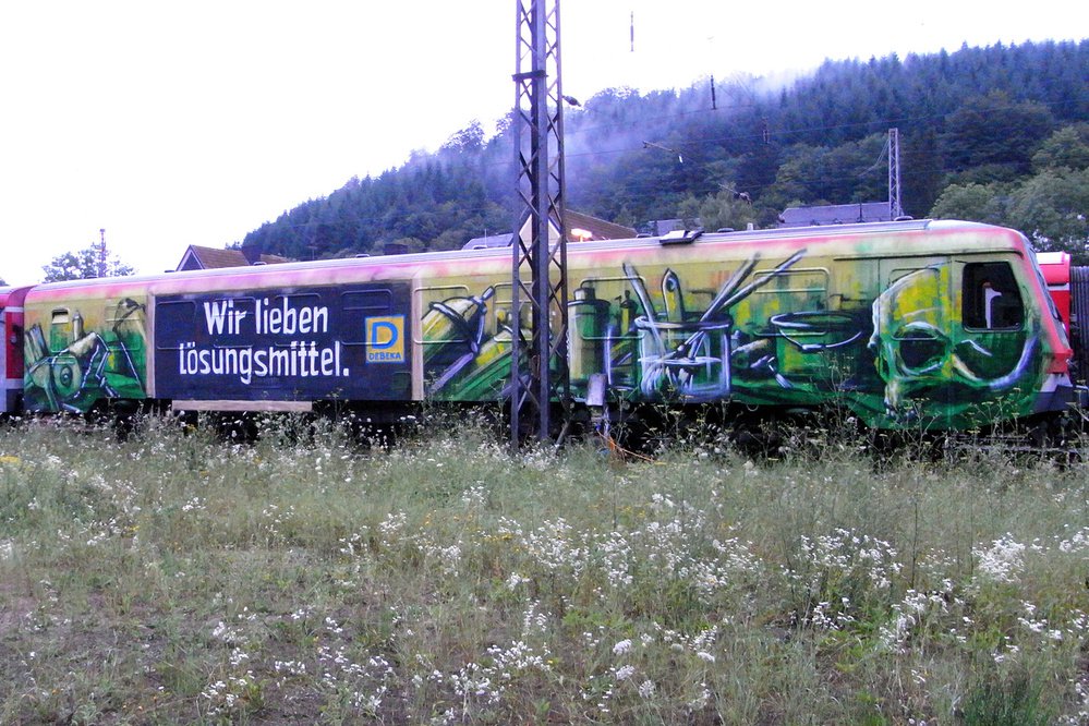 Graffiti Train - Photo by Marieundjana