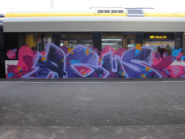 Graffiti Train - Photo by Marieundjana - agus