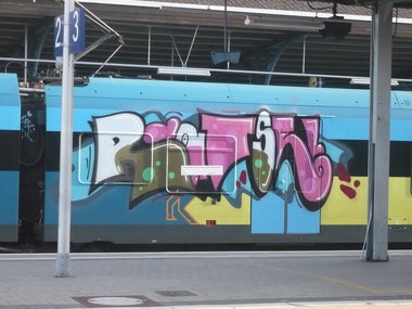 Graffiti Train - Photo by Marieundjana - rätsel