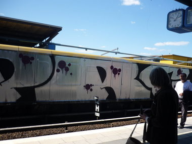 Graffiti Train - Photo by Marieundjana - prc